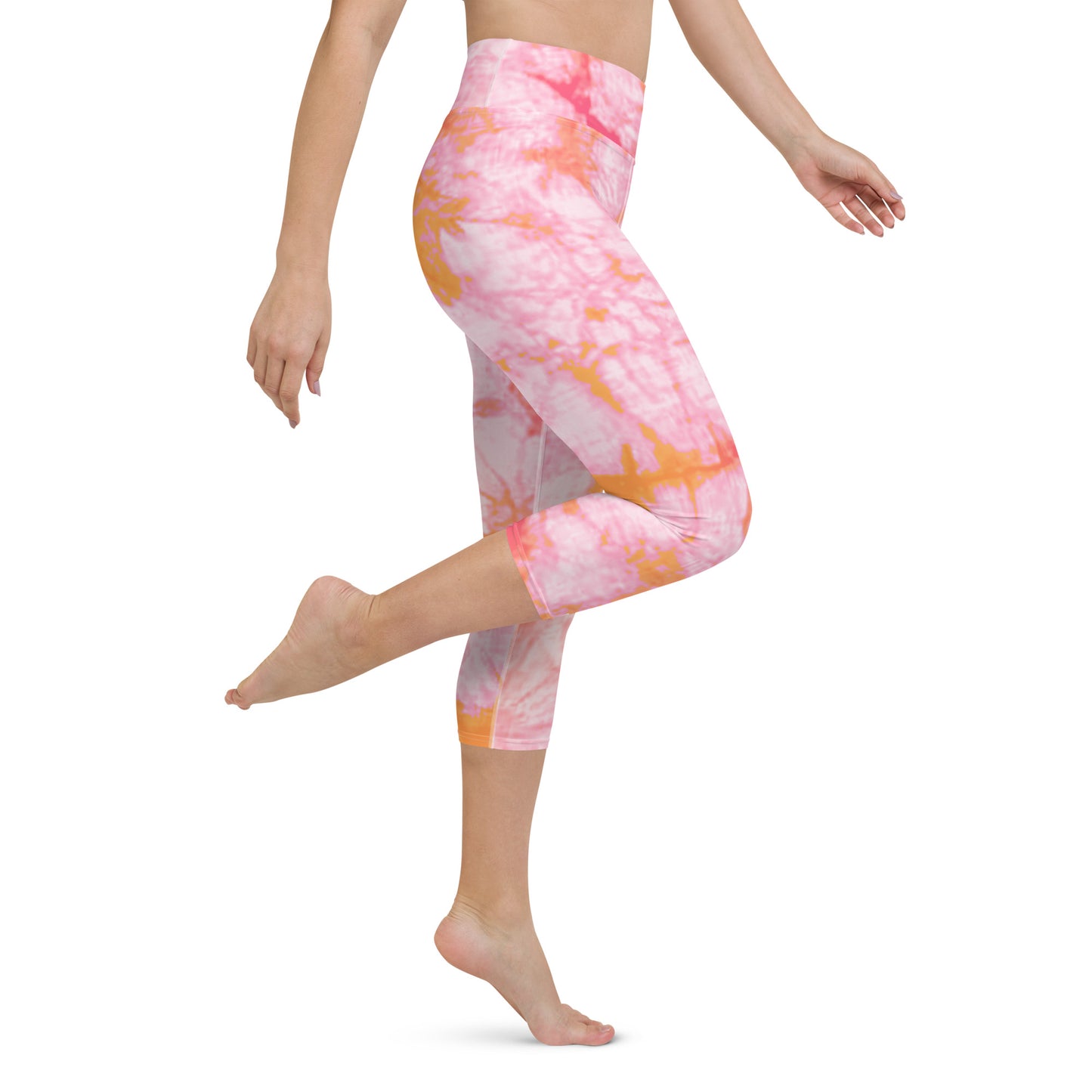 Fantasia Tie Dye Yoga Capri Leggings