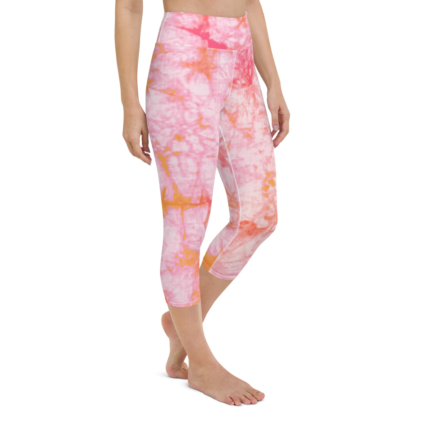 Fantasia Tie Dye Yoga Capri Leggings