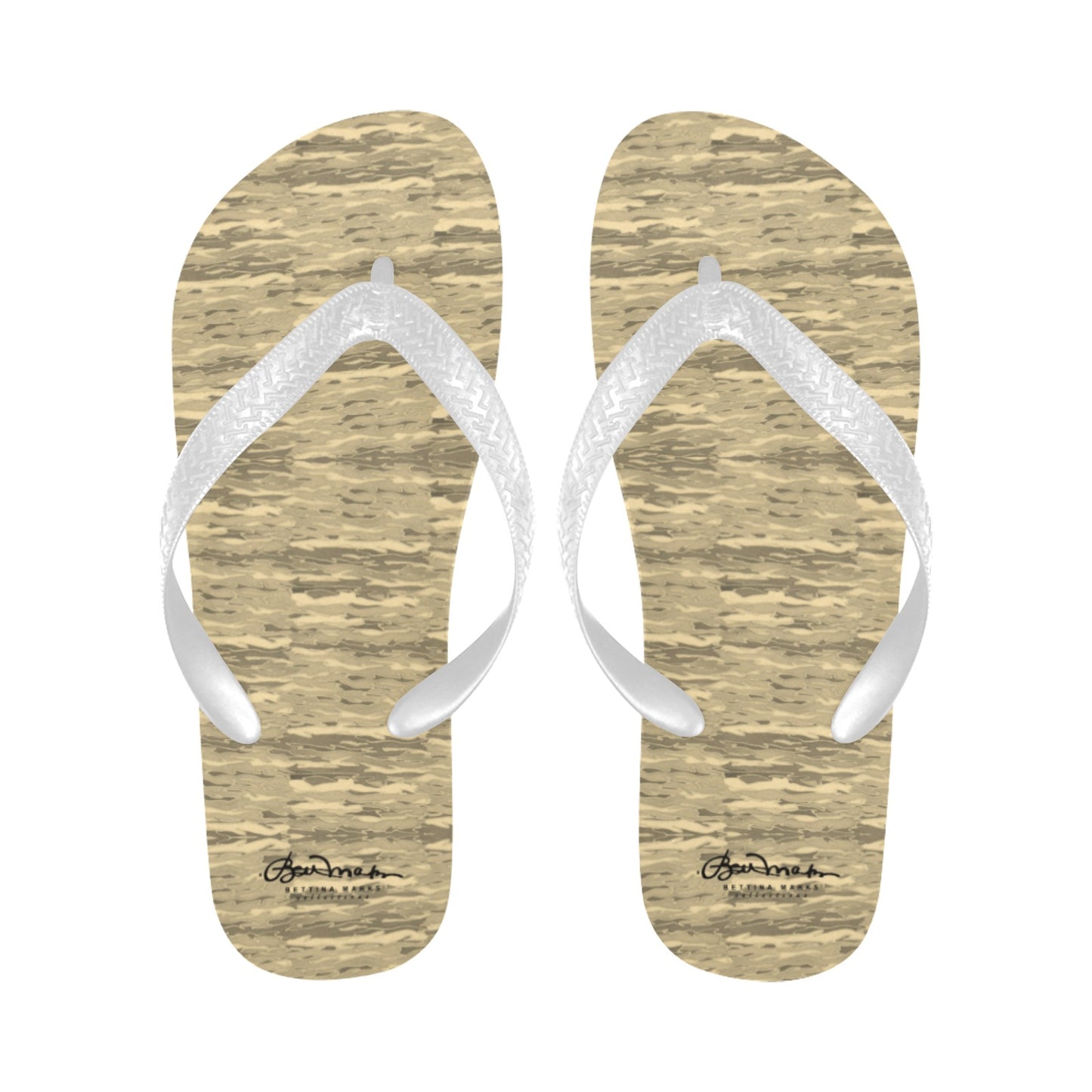 Sand Lava Camouflage Flip Flops for Men/Women