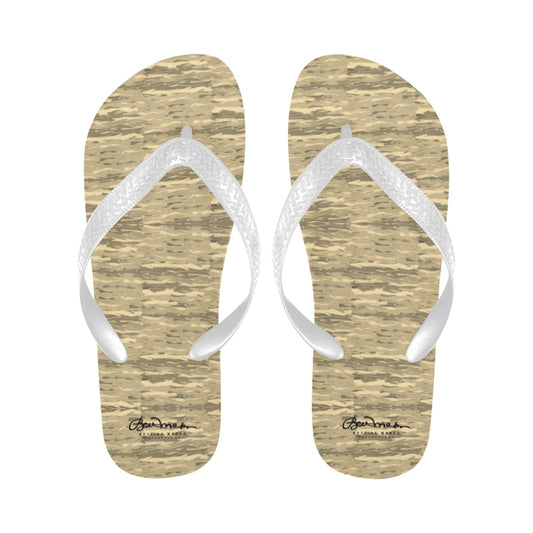 Sand Lava Camouflage Flip Flops for Men/Women