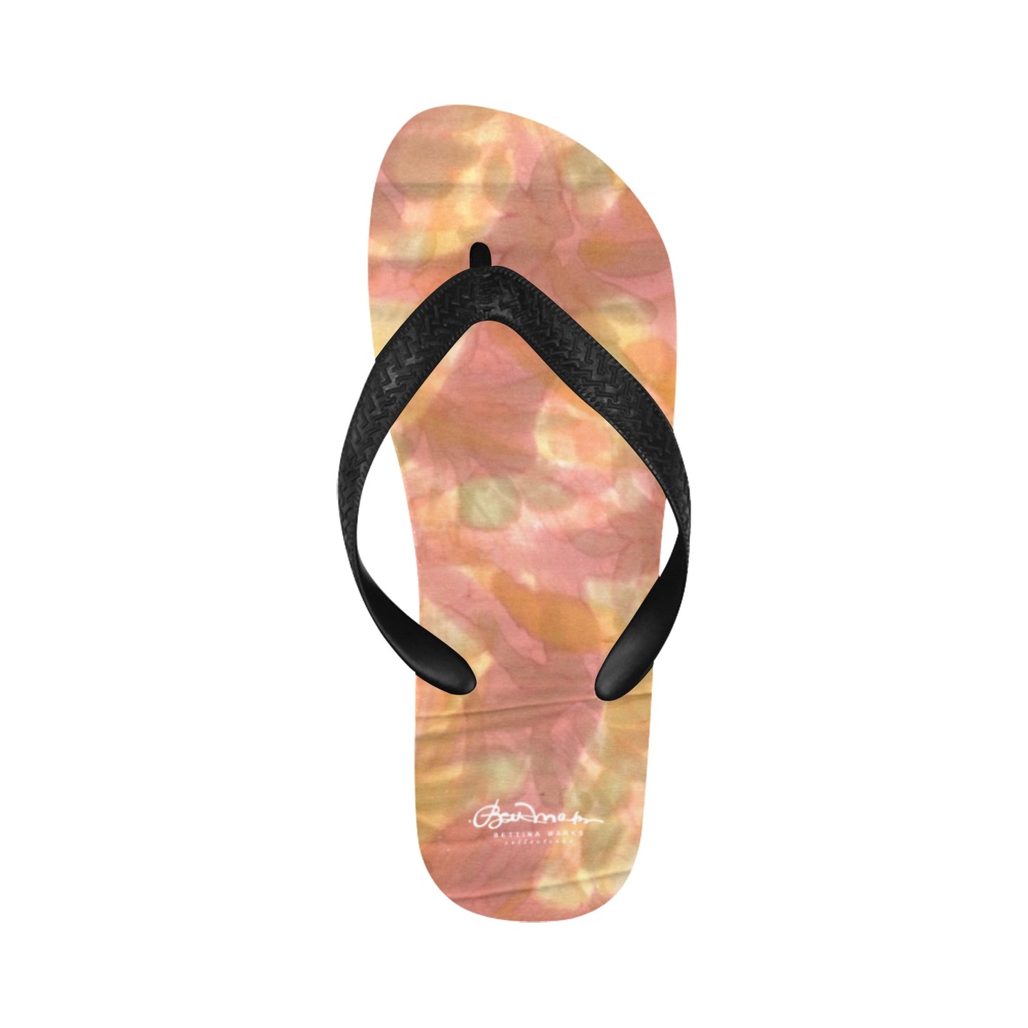 Watercolor Smudge Flip Flops for Men/Women