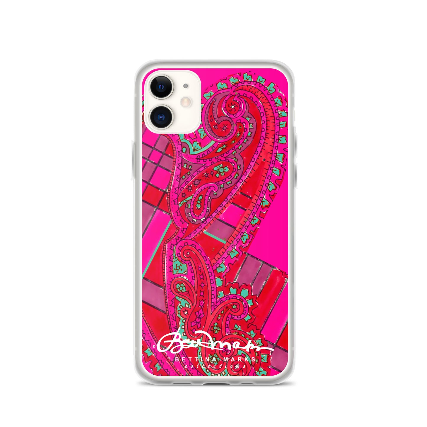 Pink Paisley Abstract Clear Case for iPhone®