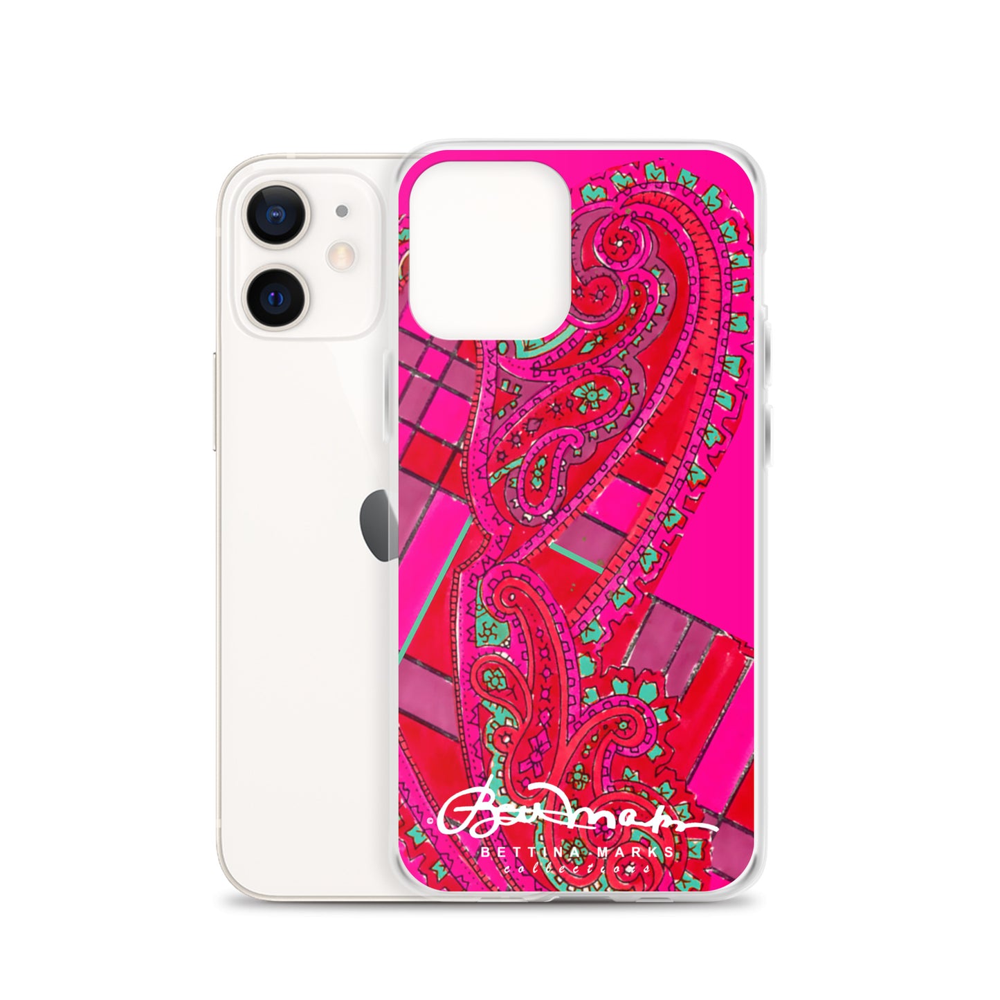 Pink Paisley Abstract Clear Case for iPhone®