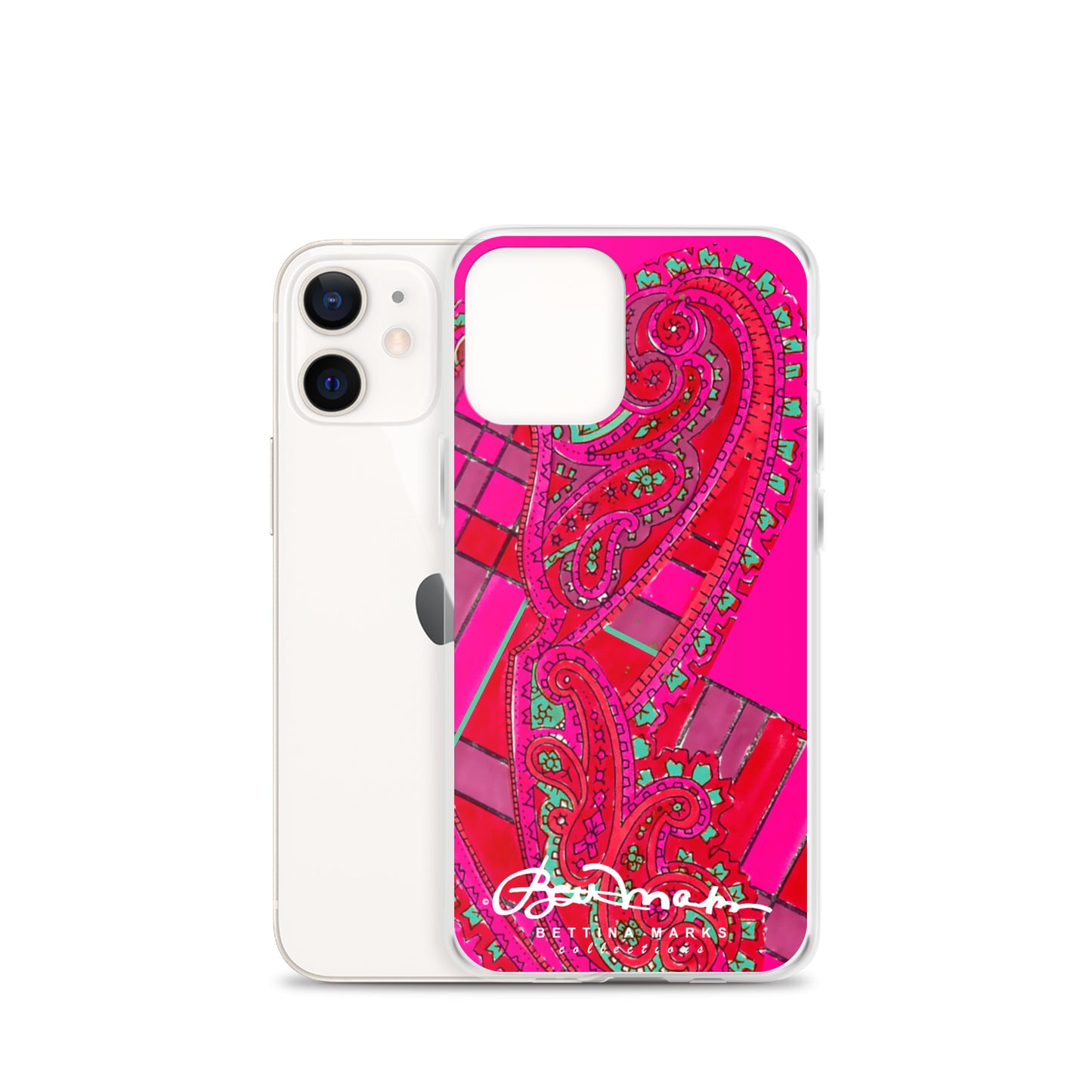 Pink Paisley Abstract Clear Case for iPhone®