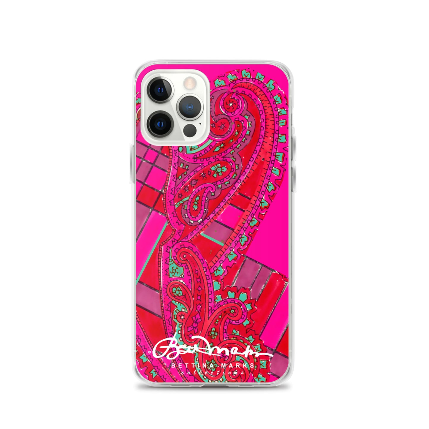 Pink Paisley Abstract Clear Case for iPhone®