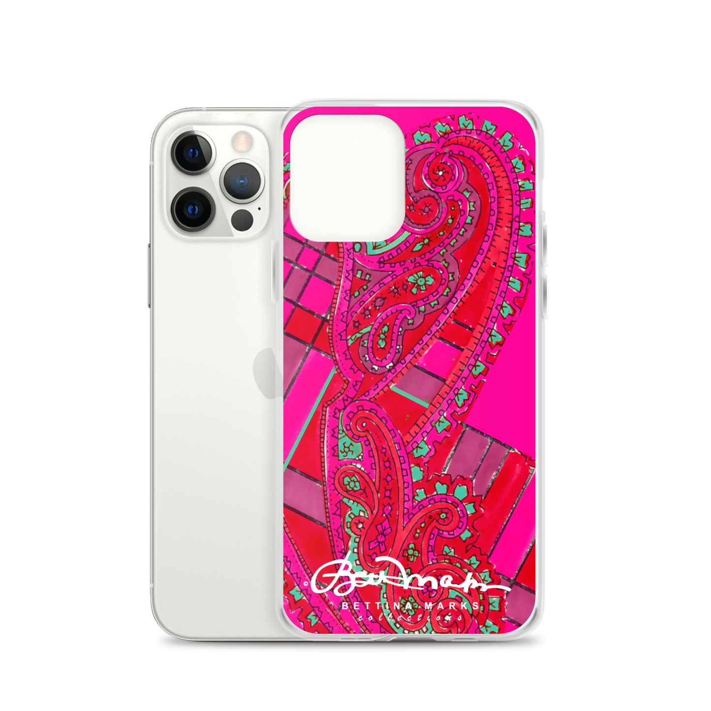 Pink Paisley Abstract Clear Case for iPhone®