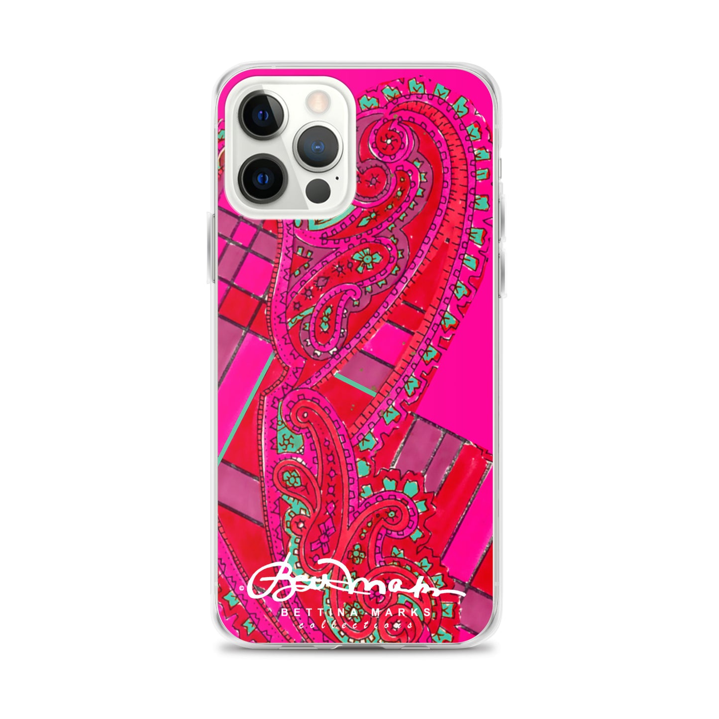 Pink Paisley Abstract Clear Case for iPhone®