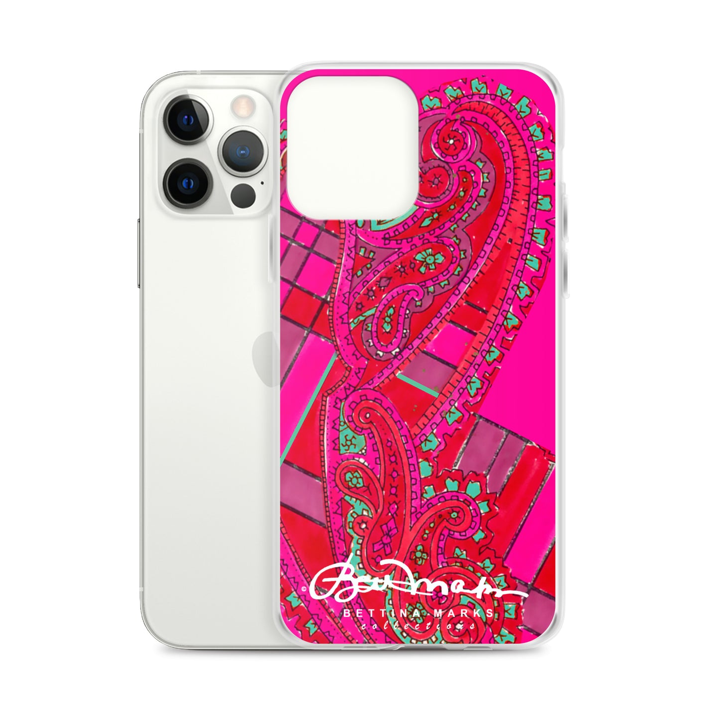 Pink Paisley Abstract Clear Case for iPhone®