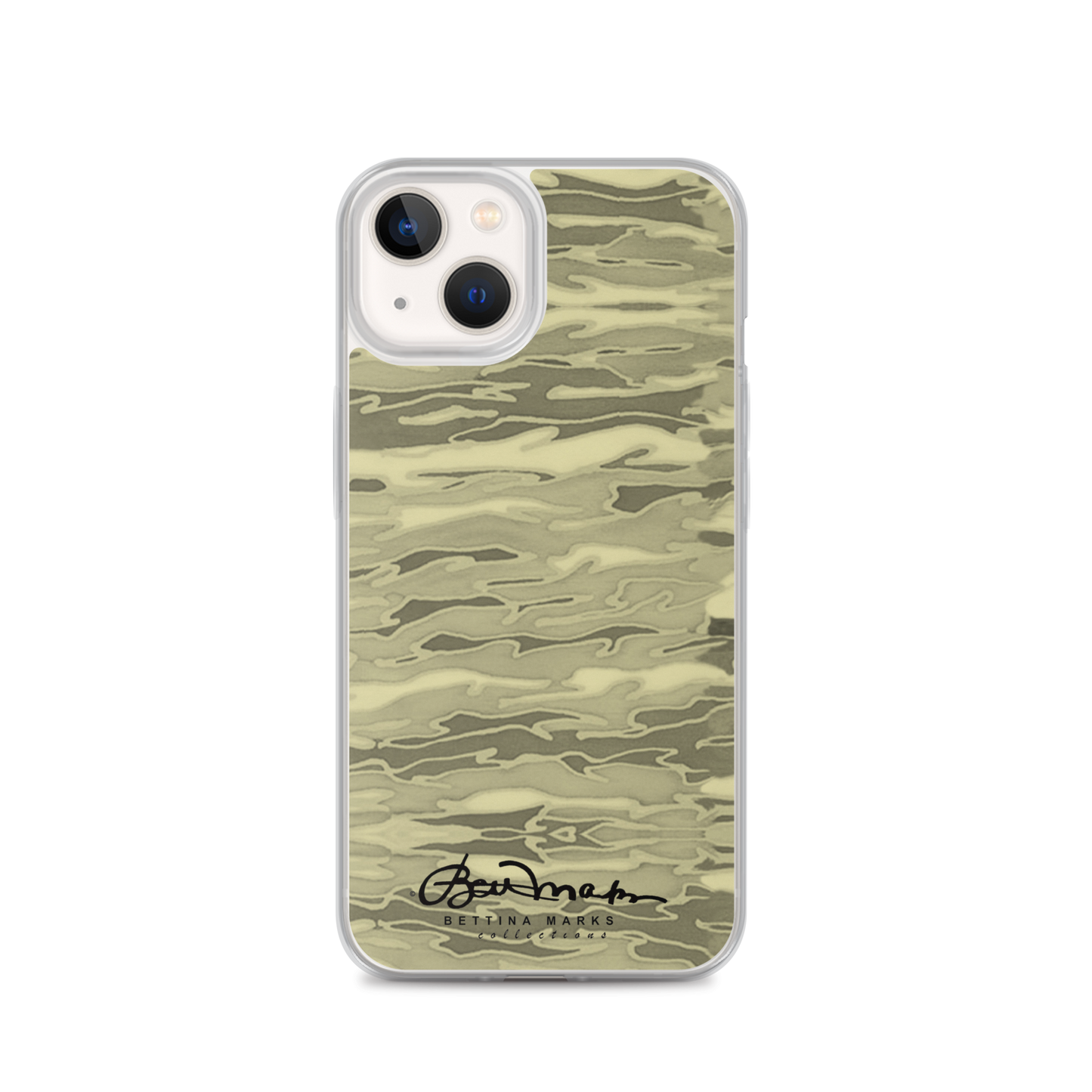 Khaki Lava Camouflage iPhone Case (select model)