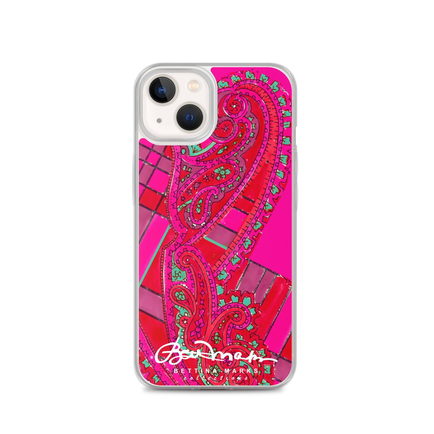 Pink Paisley Abstract Clear Case for iPhone®