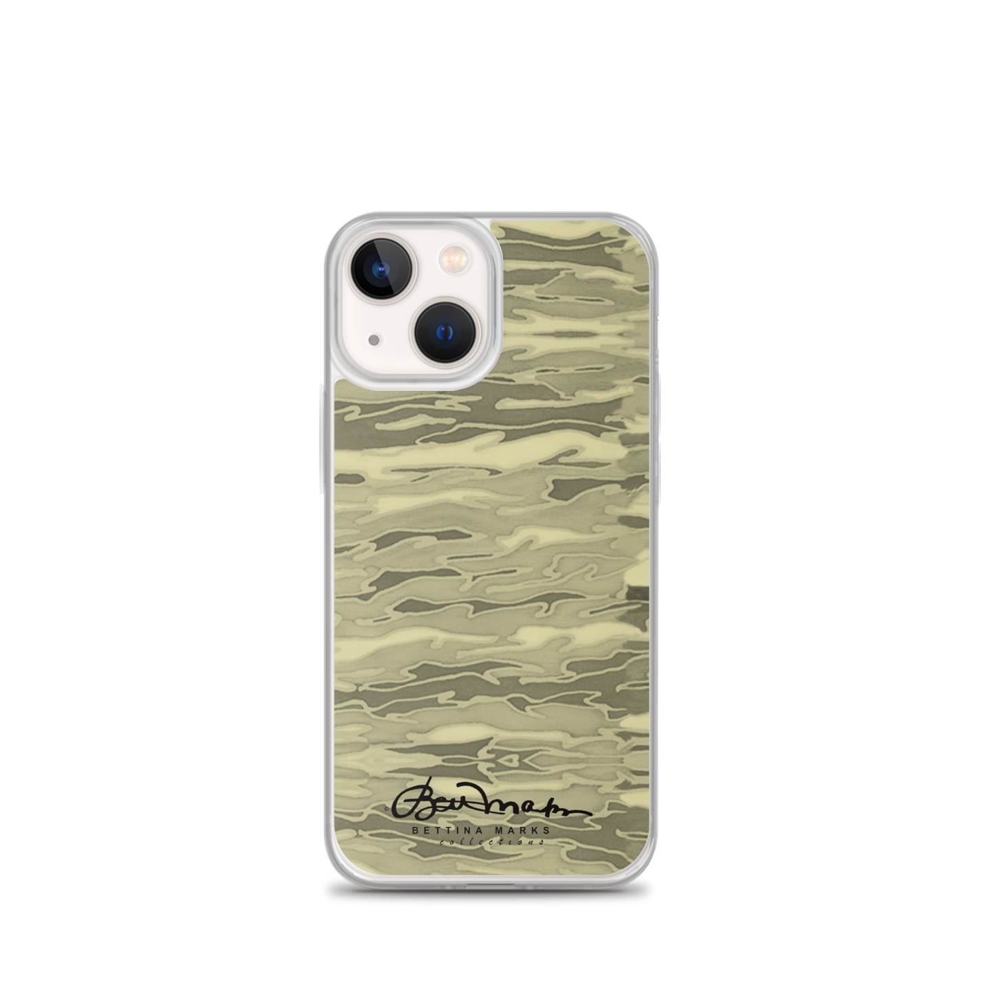 Khaki Lava Camouflage iPhone Case (select model)