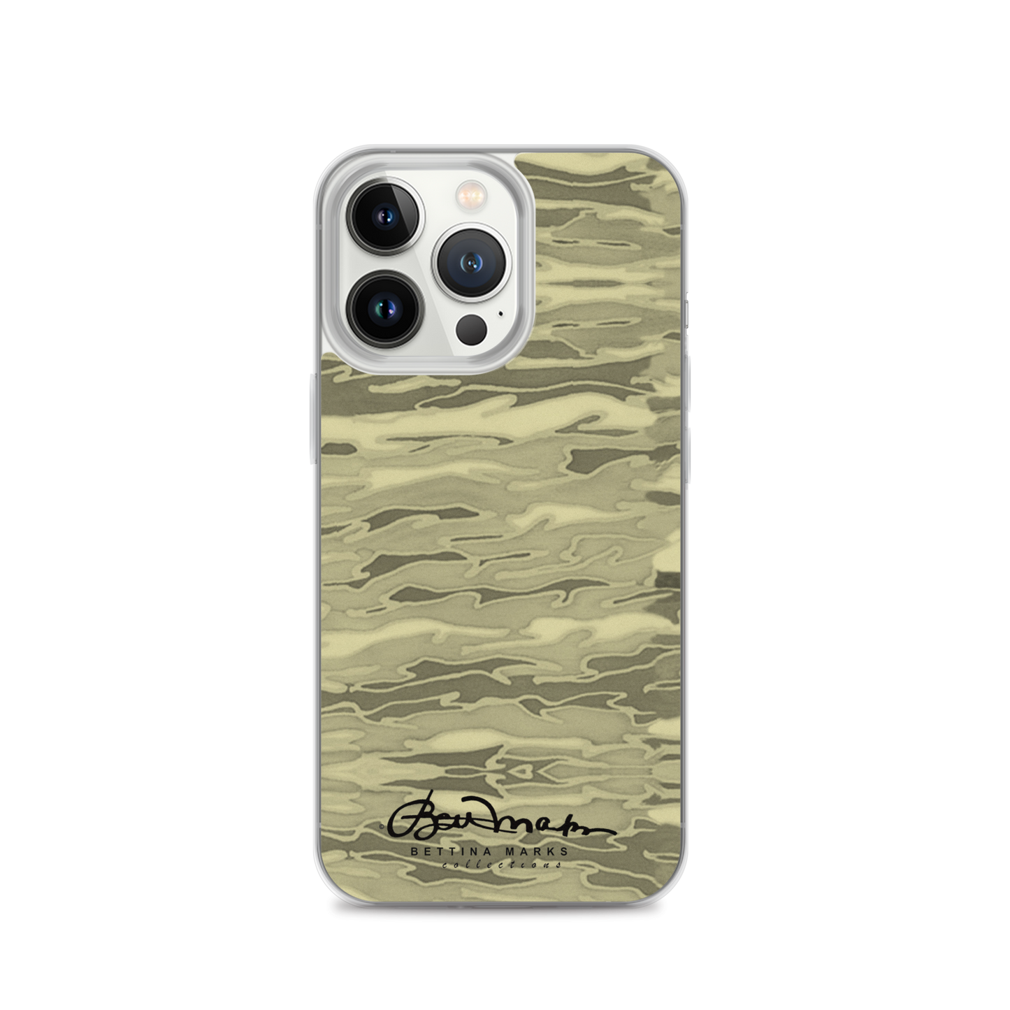 Khaki Lava Camouflage iPhone Case (select model)