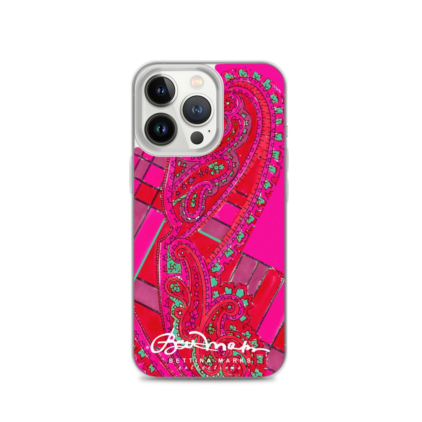 Pink Paisley Abstract Clear Case for iPhone®