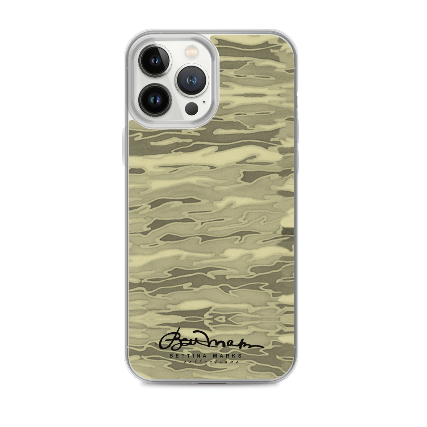 Khaki Lava Camouflage iPhone Case (select model)