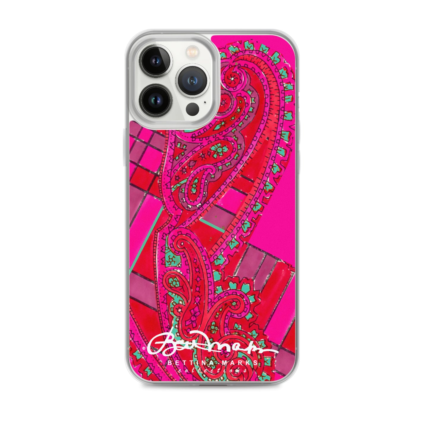 Pink Paisley Abstract Clear Case for iPhone®