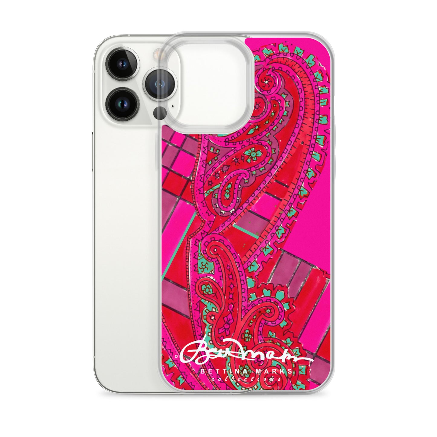 Pink Paisley Abstract Clear Case for iPhone®