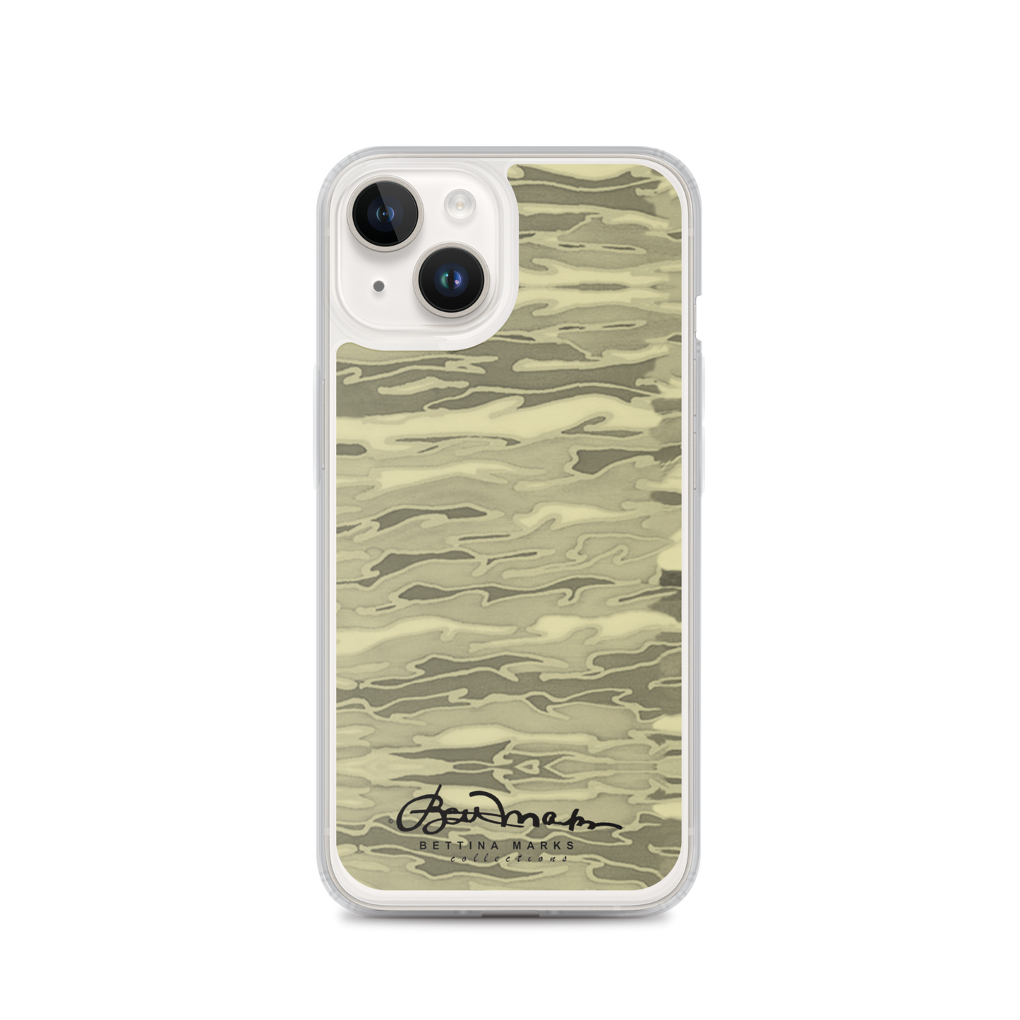 Khaki Lava Camouflage iPhone Case (select model)