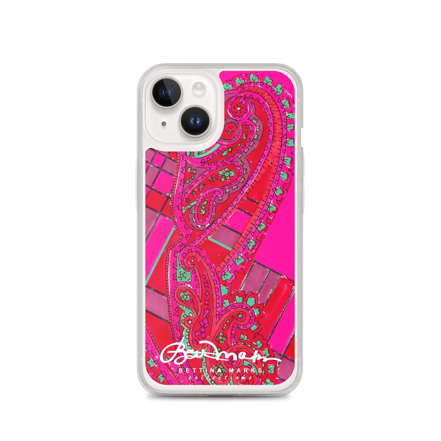 Pink Paisley Abstract Clear Case for iPhone®