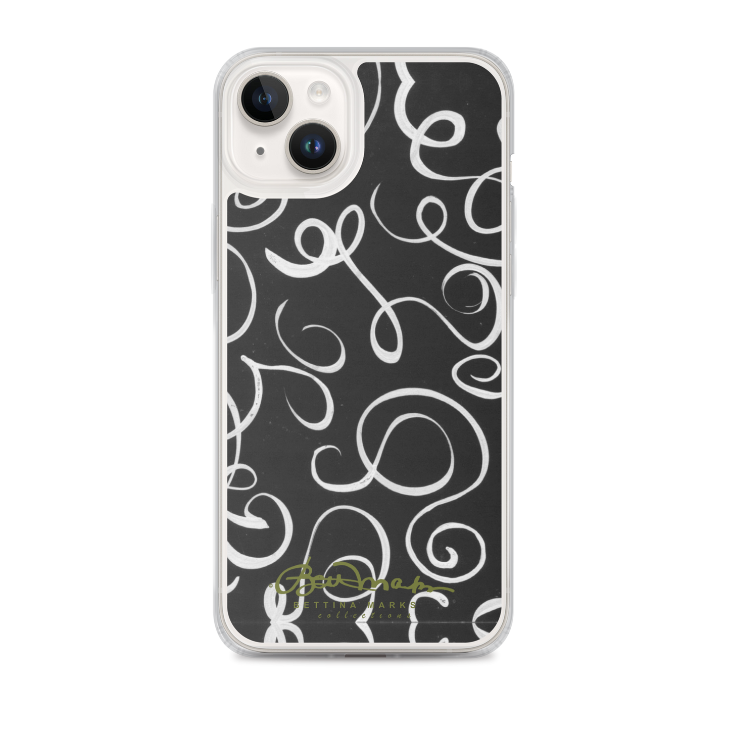 B&W Squiggles iPhone Case (select model)