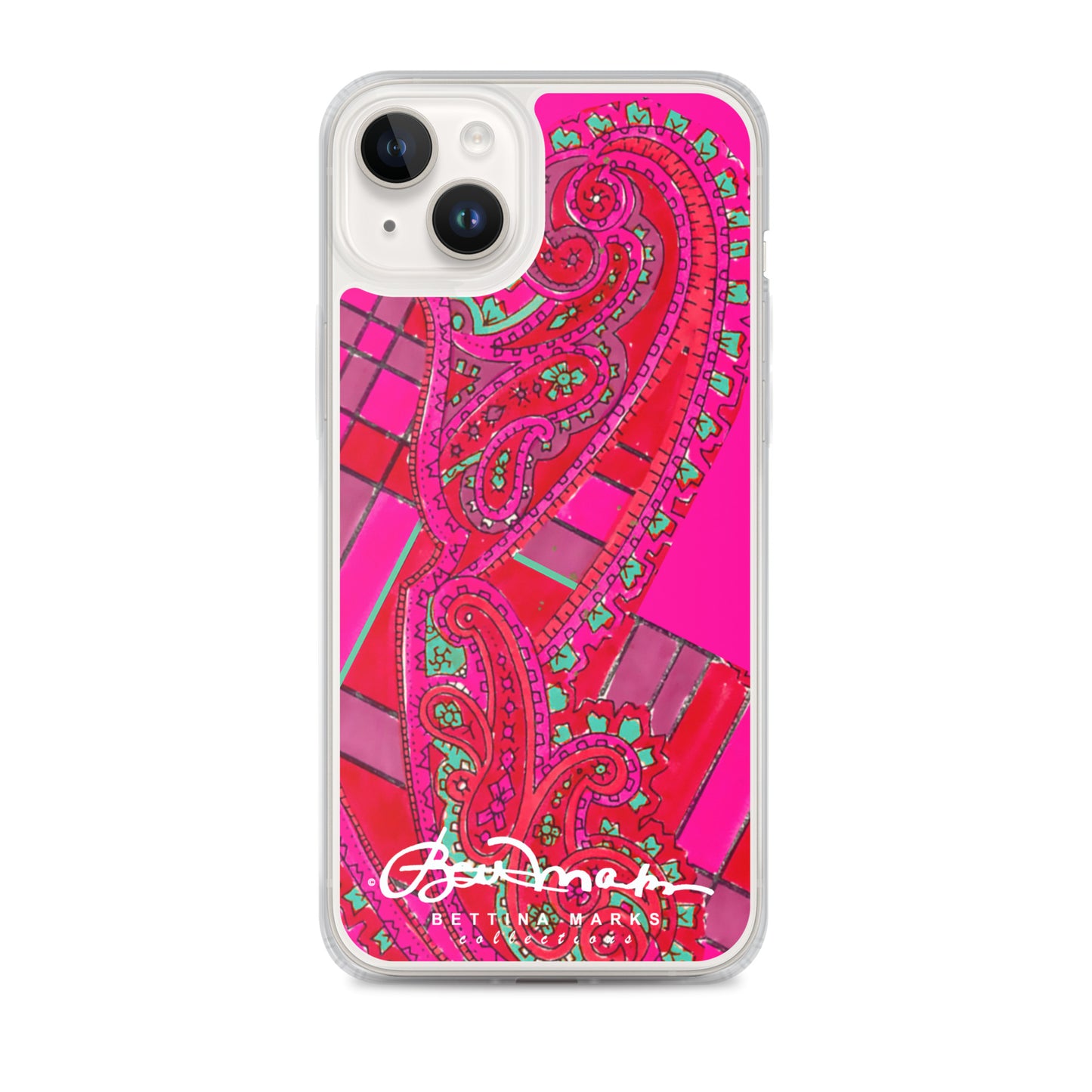 Pink Paisley Abstract Clear Case for iPhone®