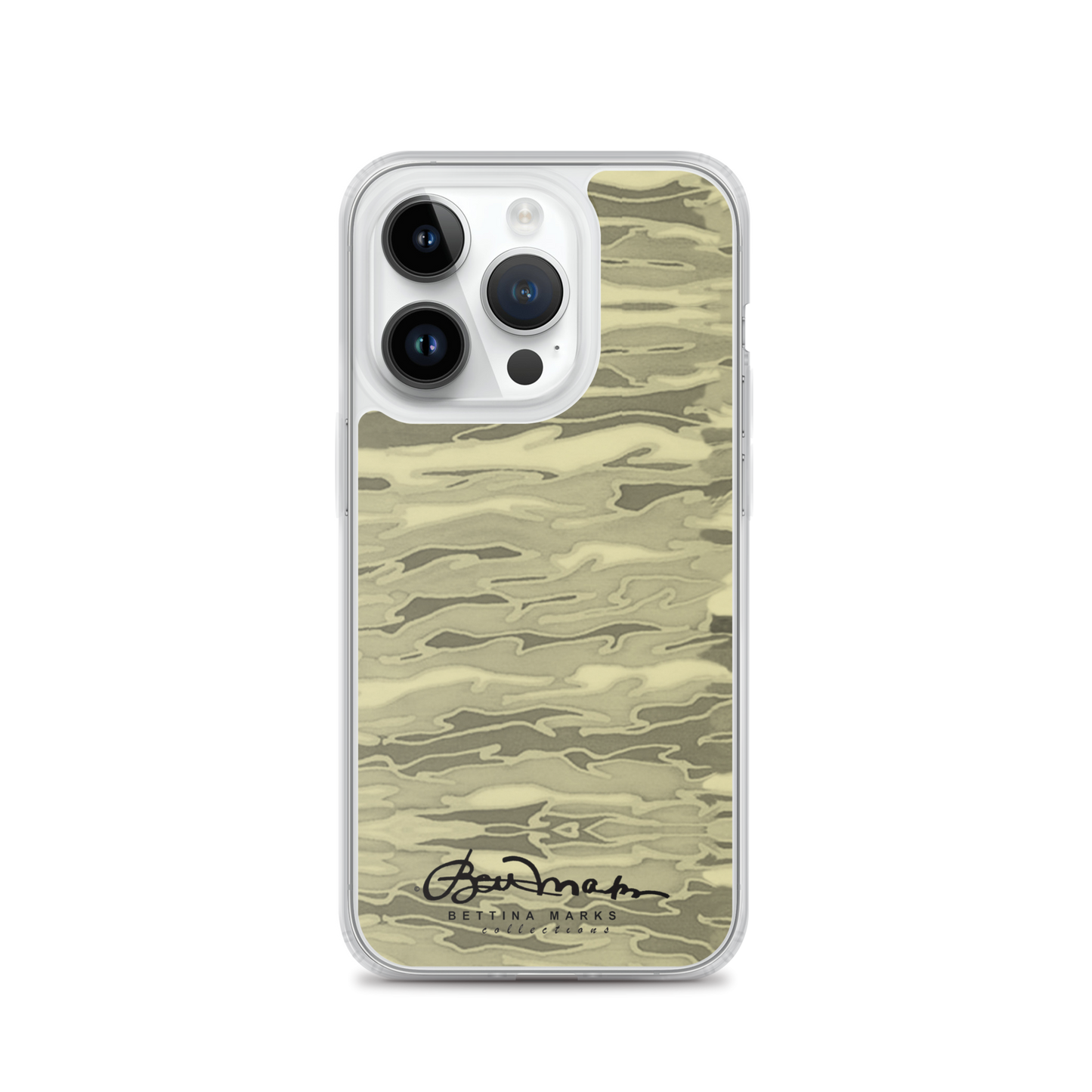 Khaki Lava Camouflage iPhone Case (select model)