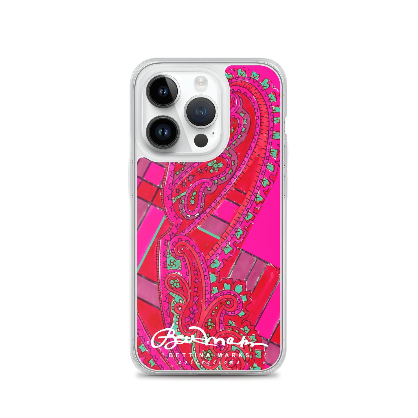 Pink Paisley Abstract Clear Case for iPhone®