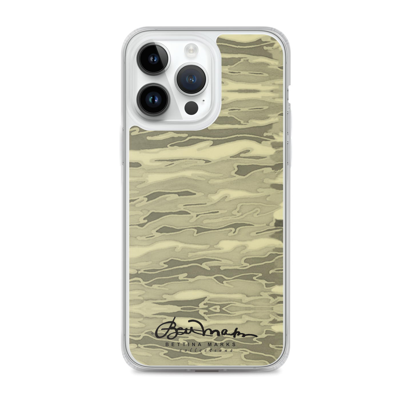 Khaki Lava Camouflage iPhone Case (select model)