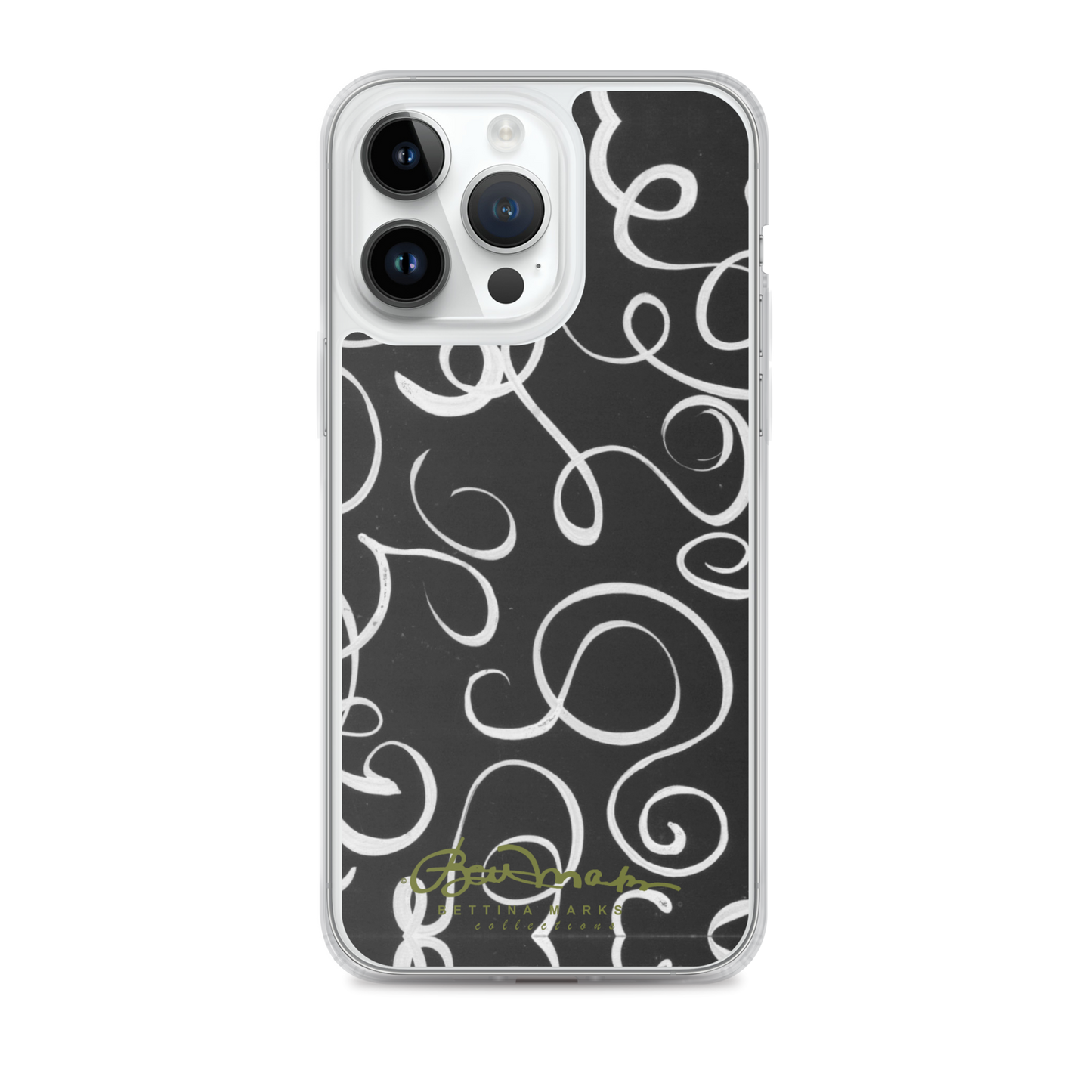 B&W Squiggles iPhone Case (select model)