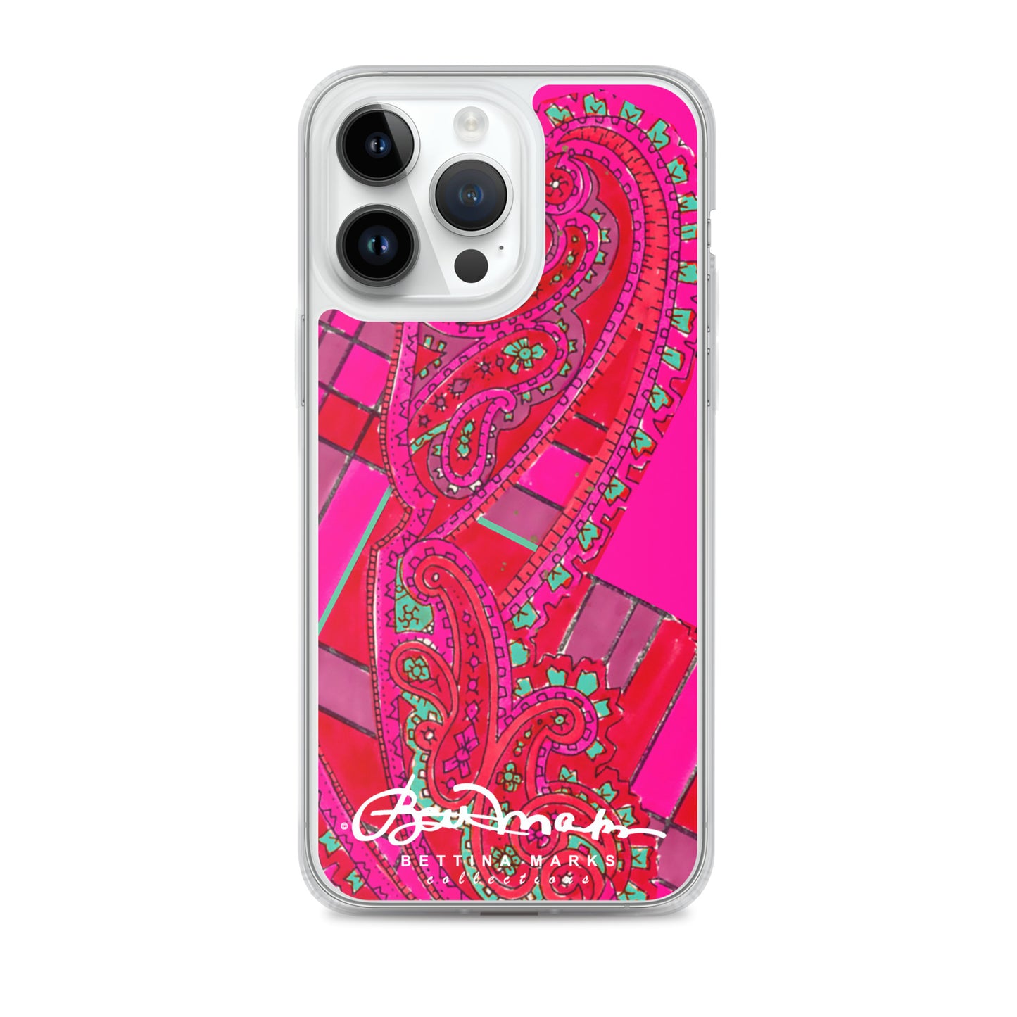 Pink Paisley Abstract Clear Case for iPhone®