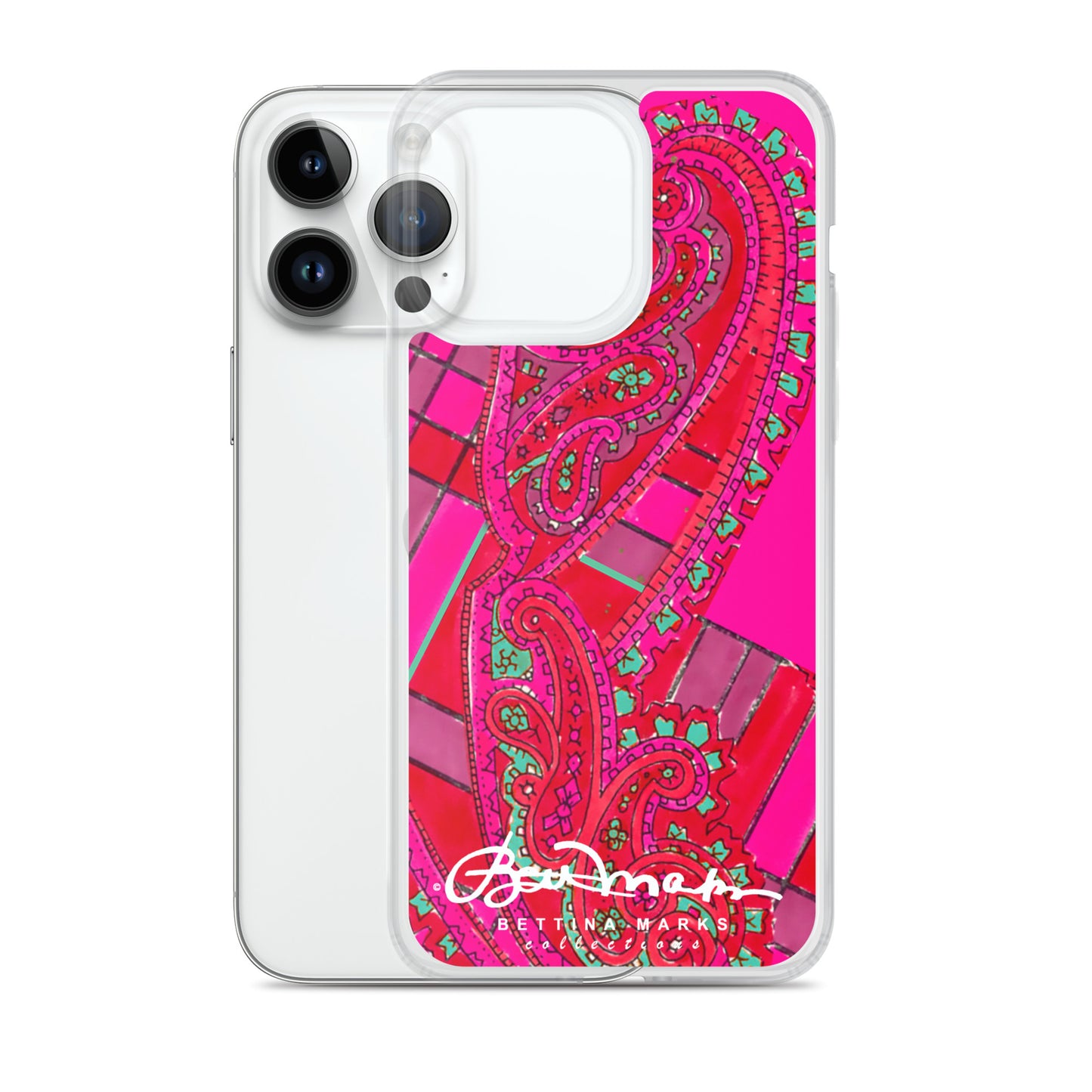 Pink Paisley Abstract Clear Case for iPhone®