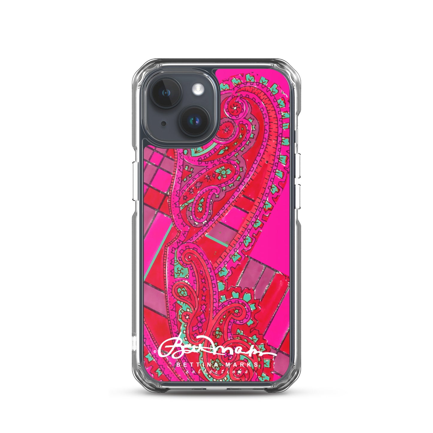 Pink Paisley Abstract Clear Case for iPhone®