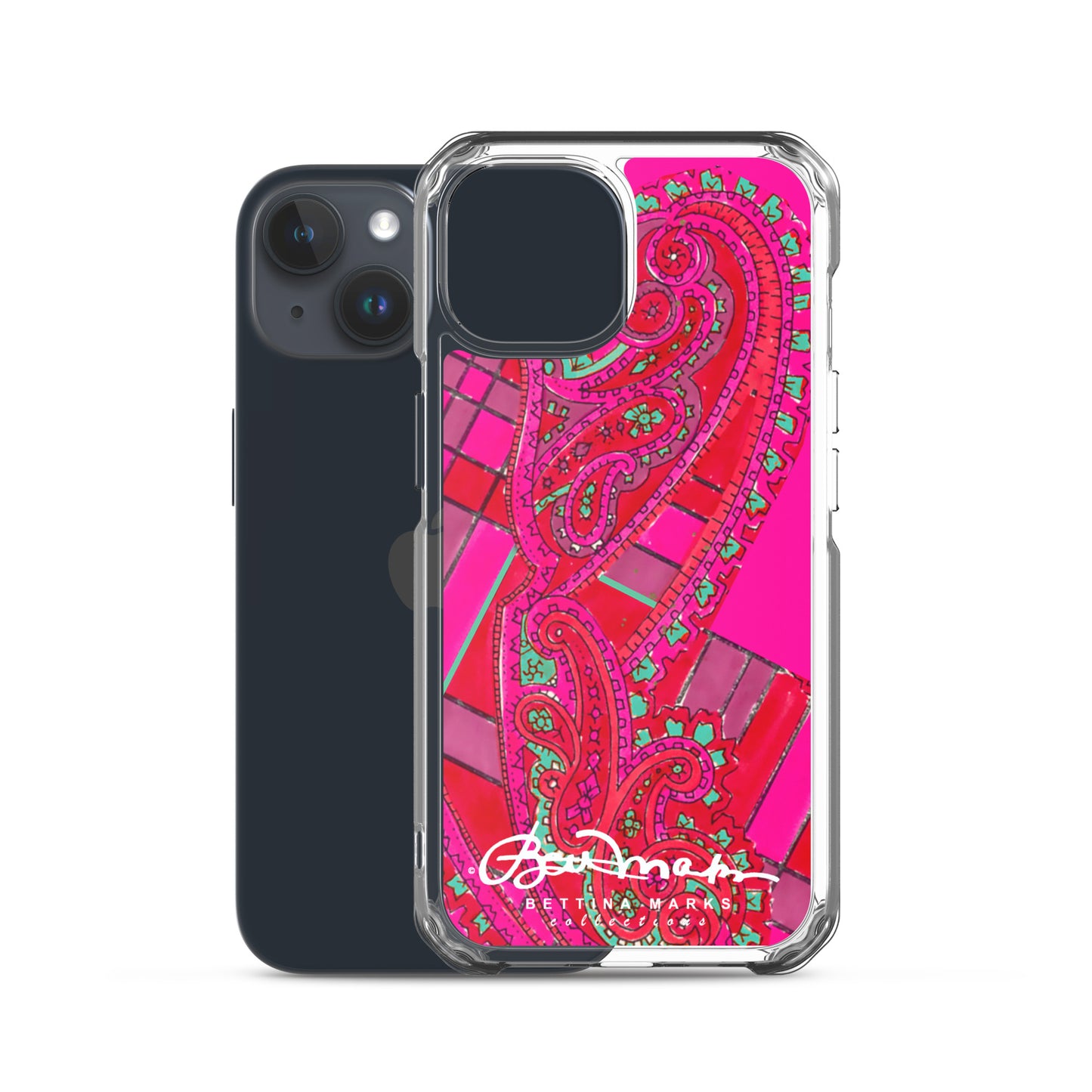 Pink Paisley Abstract Clear Case for iPhone®