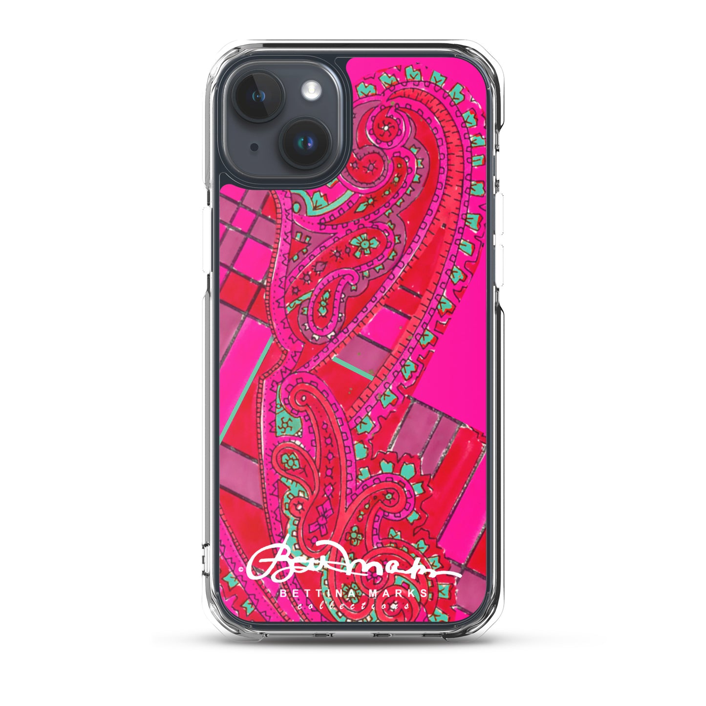 Pink Paisley Abstract Clear Case for iPhone®