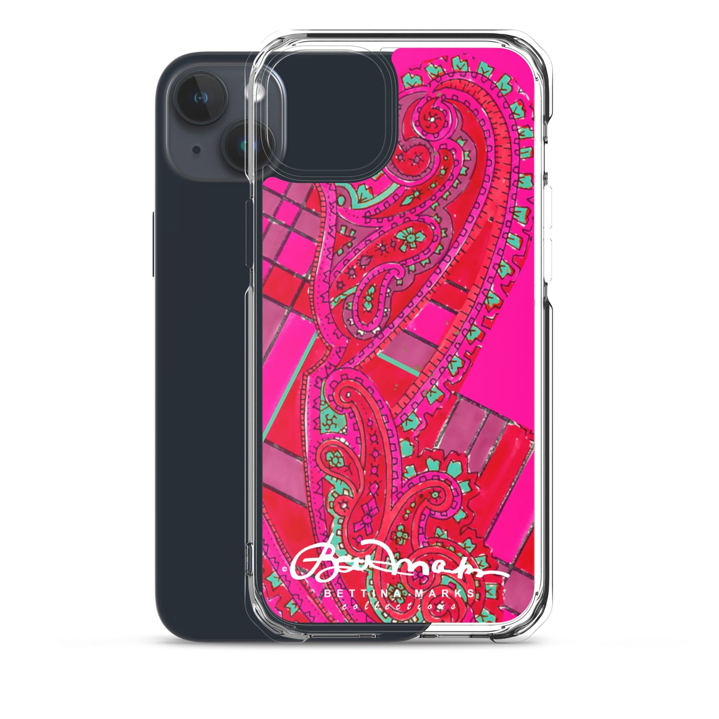 Pink Paisley Abstract Clear Case for iPhone®