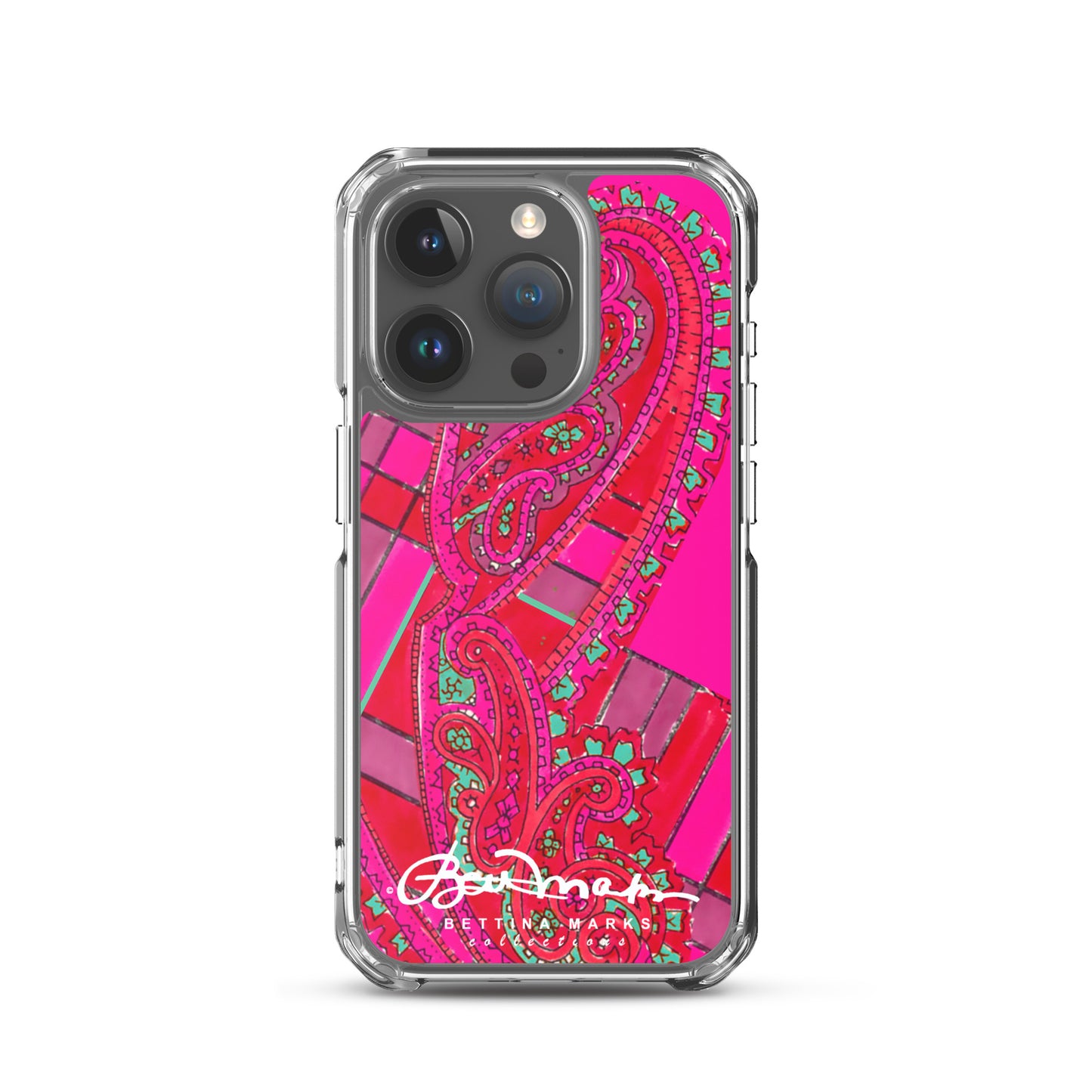 Pink Paisley Abstract Clear Case for iPhone®