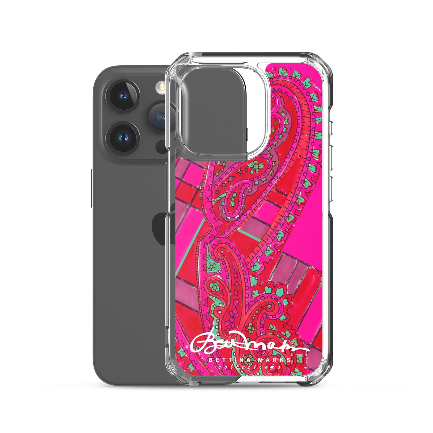 Pink Paisley Abstract Clear Case for iPhone®