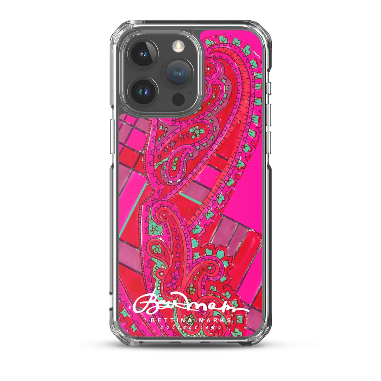 Pink Paisley Abstract Clear Case for iPhone®