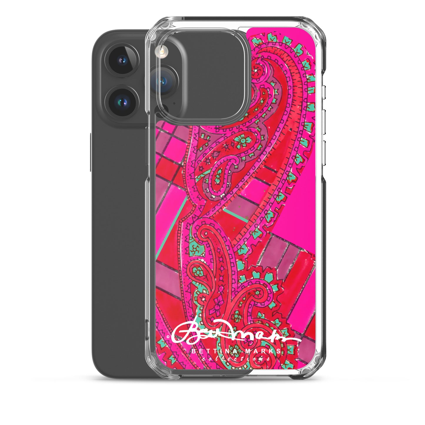 Pink Paisley Abstract Clear Case for iPhone®