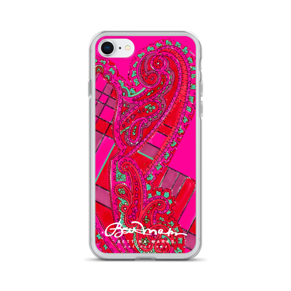 Pink Paisley Abstract Clear Case for iPhone®