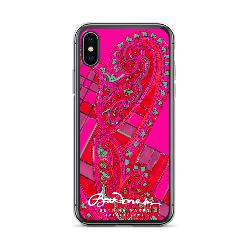 Pink Paisley Abstract Clear Case for iPhone®