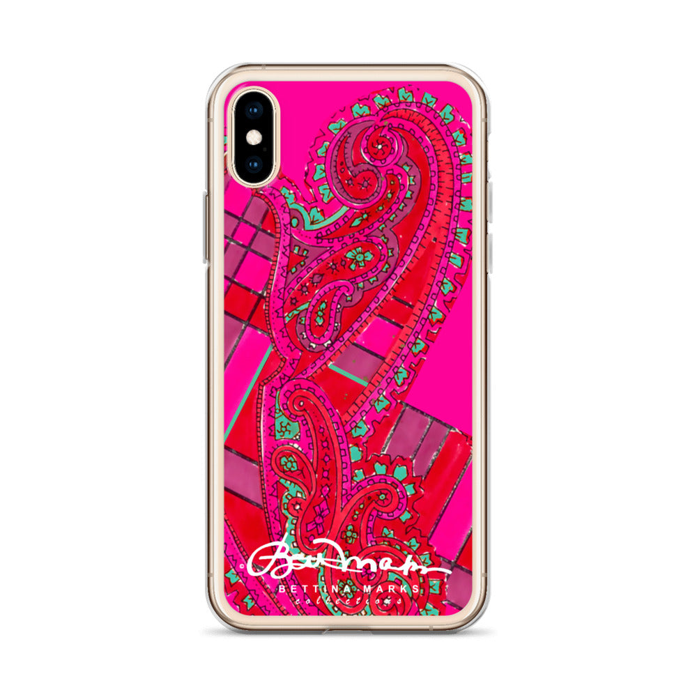 Pink Paisley Abstract Clear Case for iPhone®