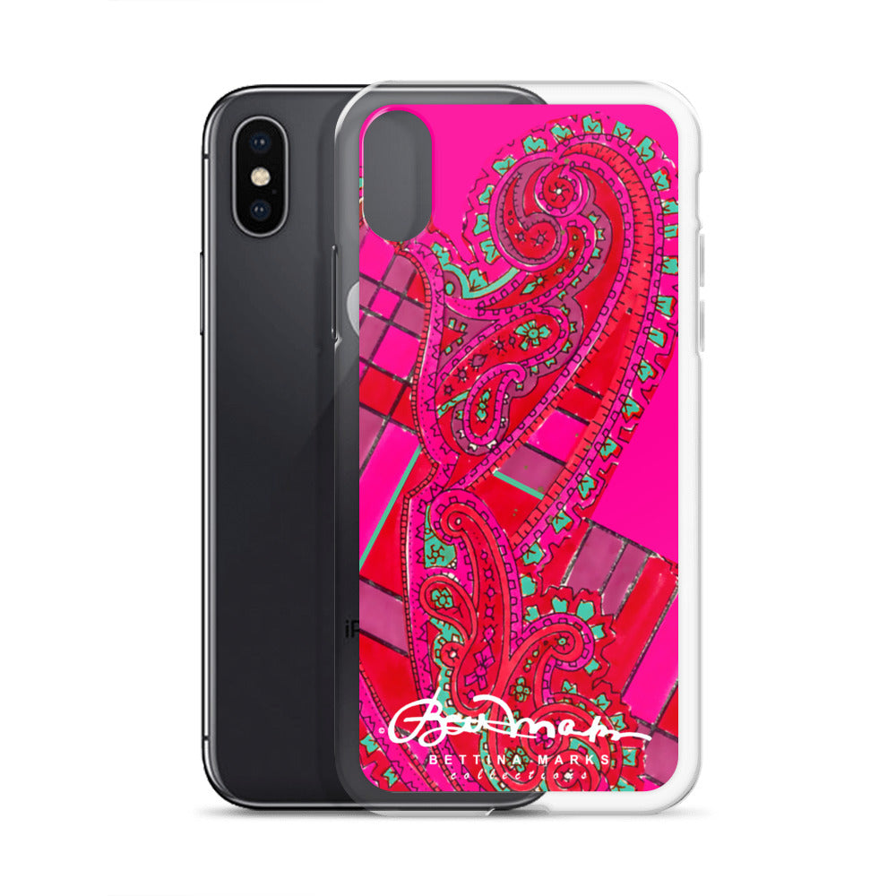 Pink Paisley Abstract Clear Case for iPhone®