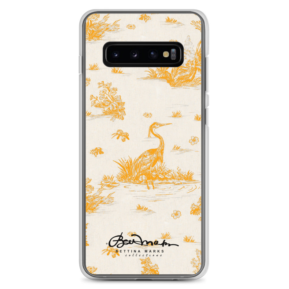 Toiles de Jouy Sacral Orange Samsung Case (select model)