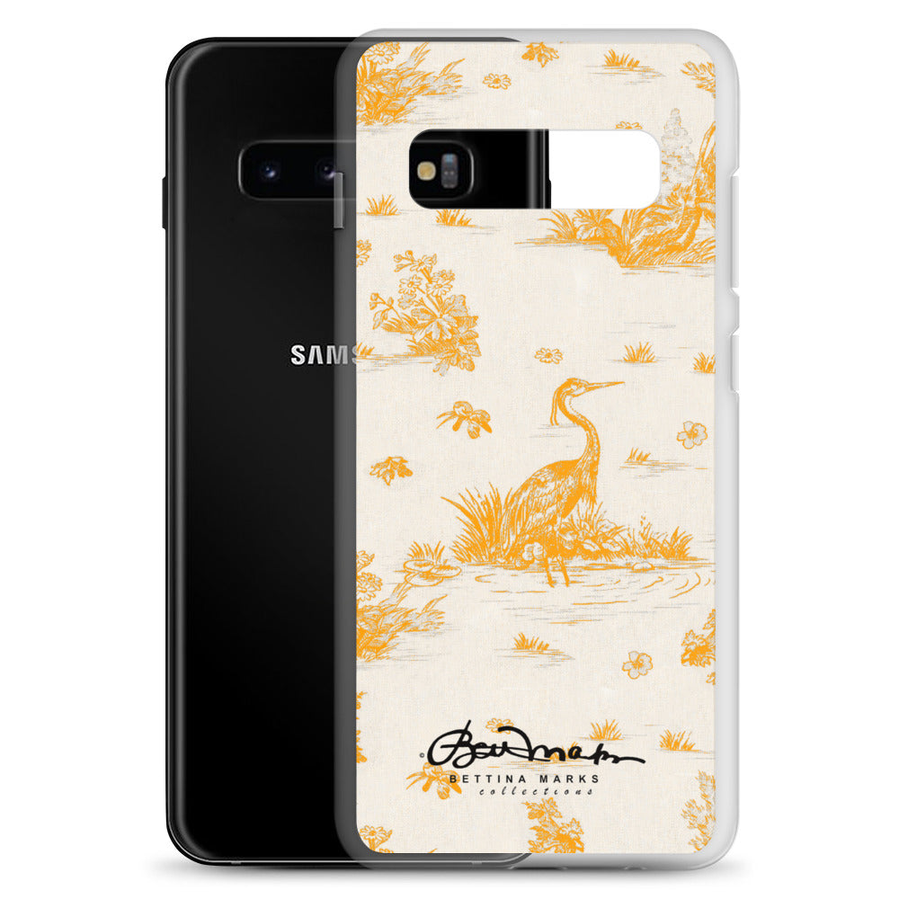 Toiles de Jouy Sacral Orange Samsung Case (select model)