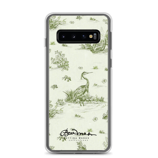 Toiles de Jouy tree Hugging Forest Green Samsung Case (select model)