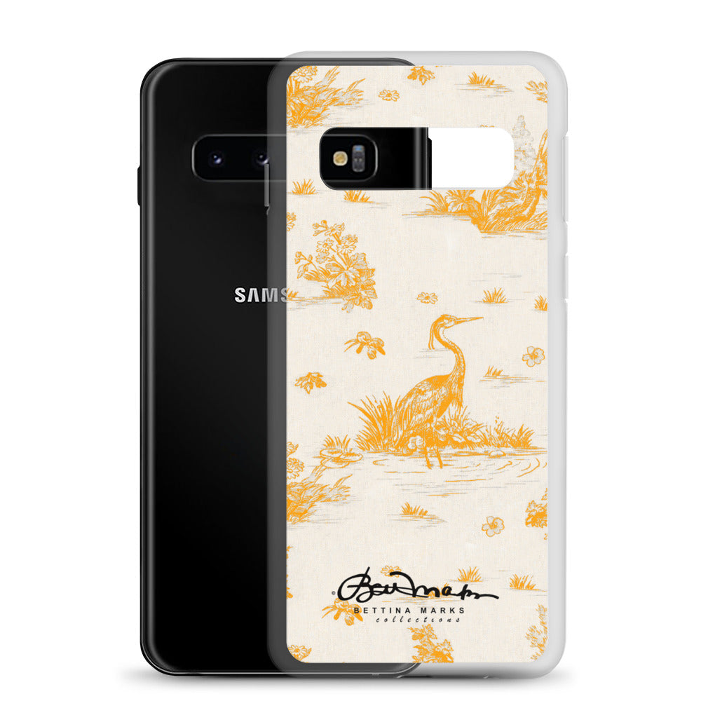 Toiles de Jouy Sacral Orange Samsung Case (select model)