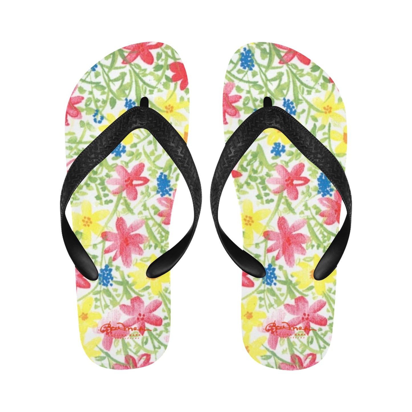 Wildflower Flip Flops for Men/Women