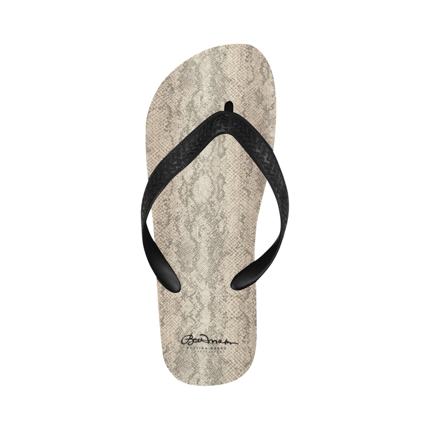 Snake Print Flip Flops for Men/Women