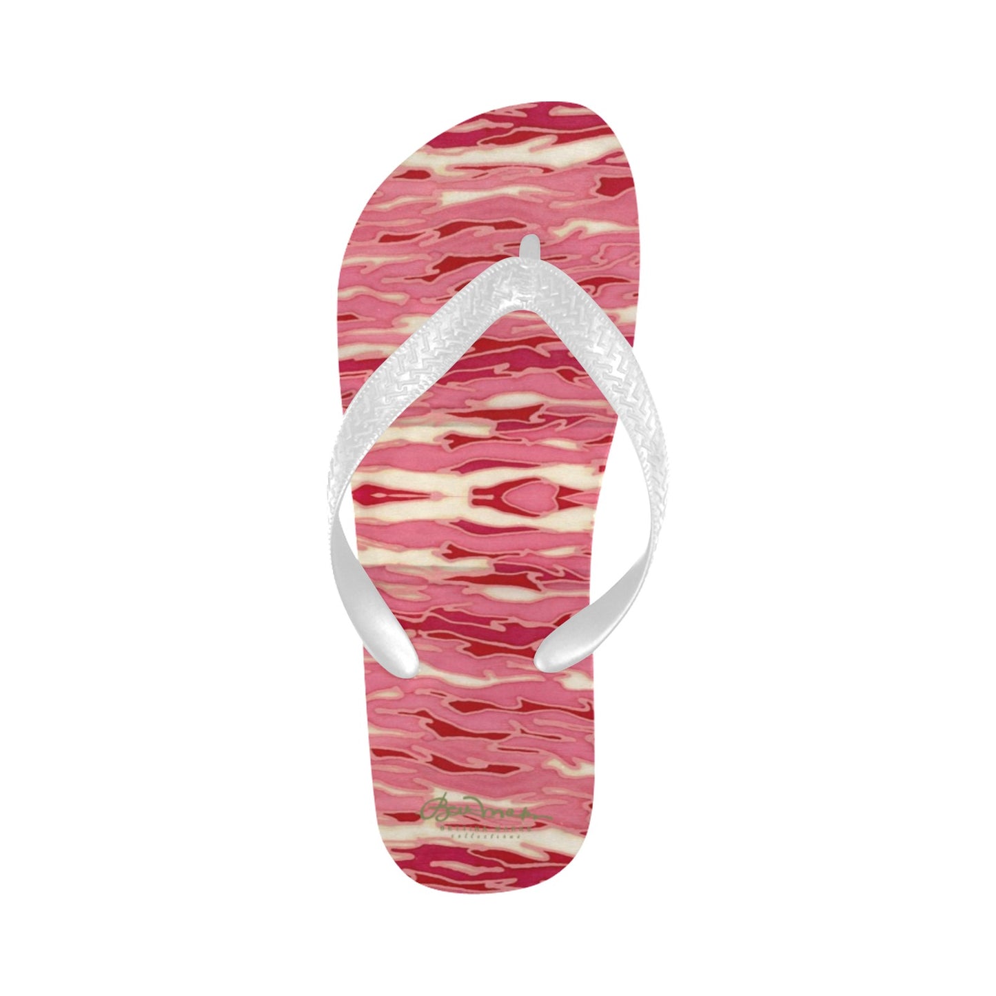 Pink Camouflage Lava Flip Flops for Men/Women