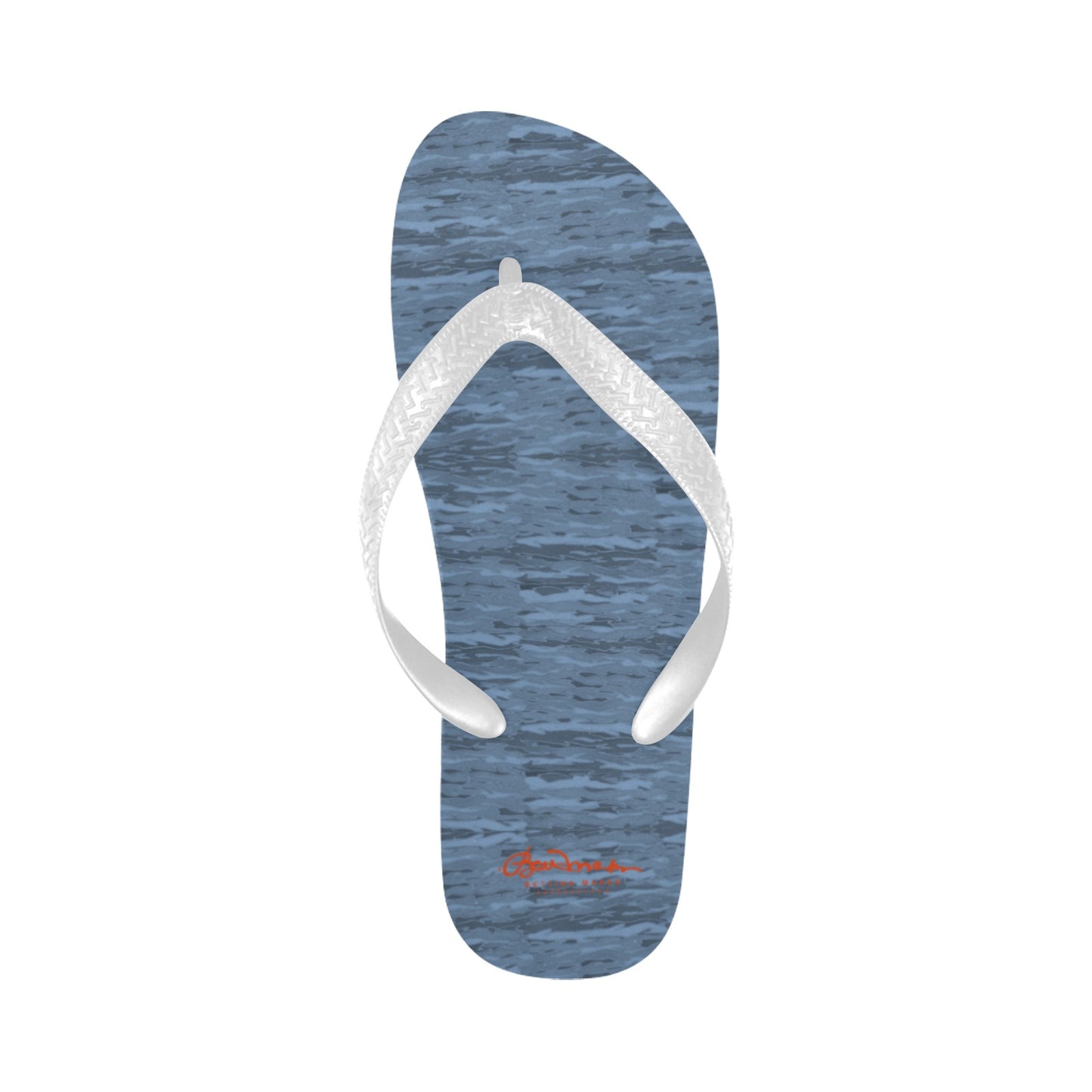 Blue Camouflage Lava Flip Flops for Men/Women
